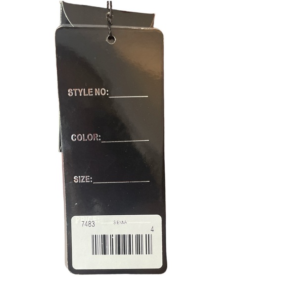 NWT Corset Cowl Satin Dress in Sienna - Picture 7 of 7